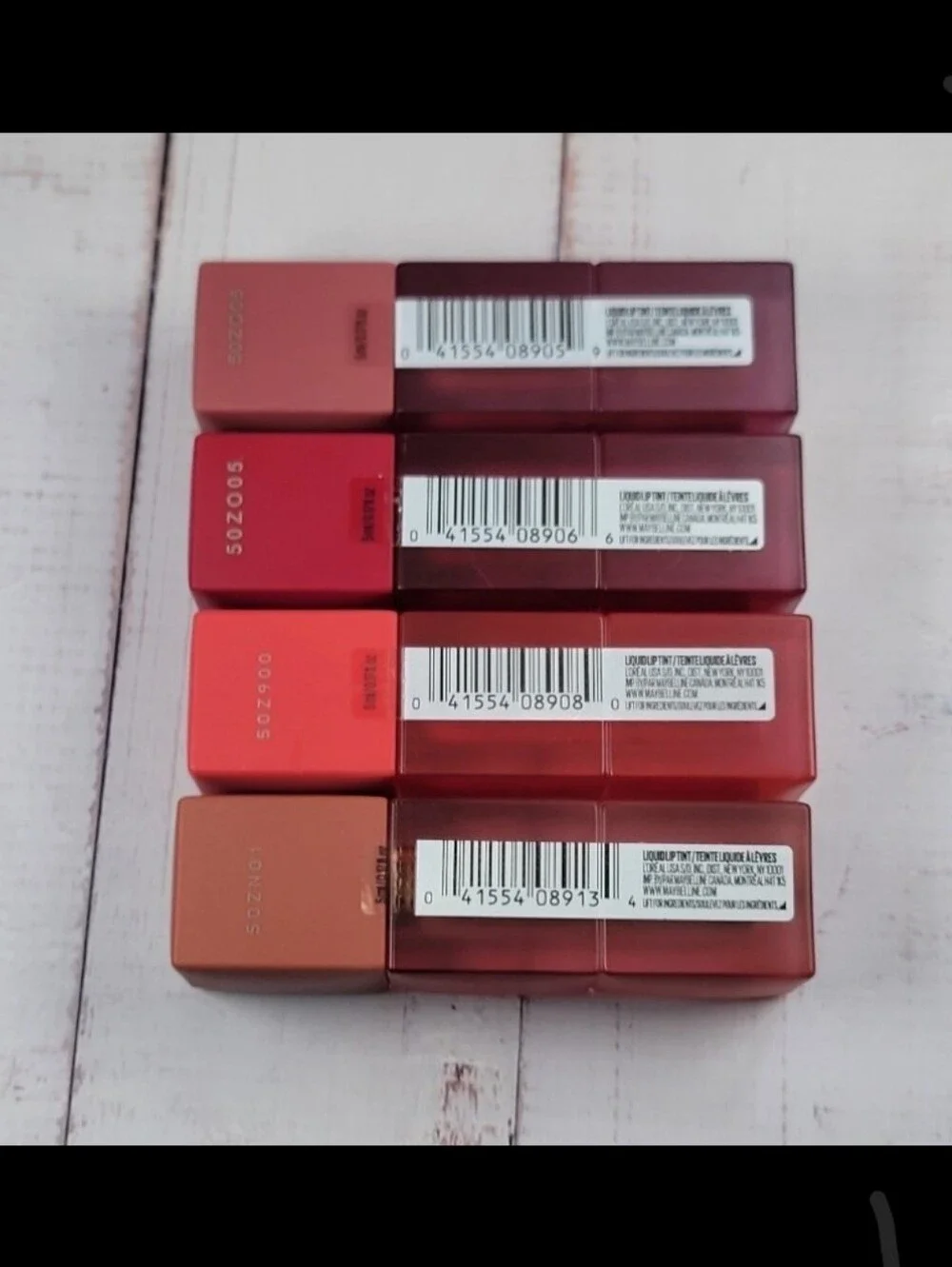 Maybelline Super Stay Teddy Tint Long Lasting Matte Lip Tint Bundle NEW!